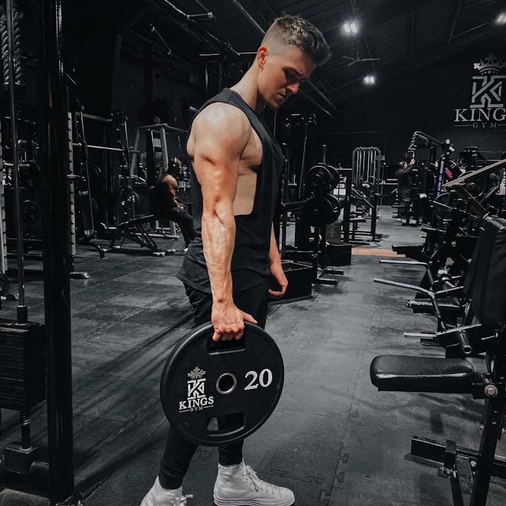 Modern fitness center interior with exercise equipment